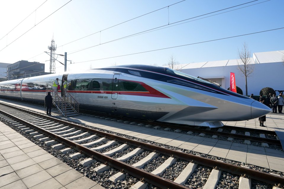 CR450AF bullet train prototype in Beijing.