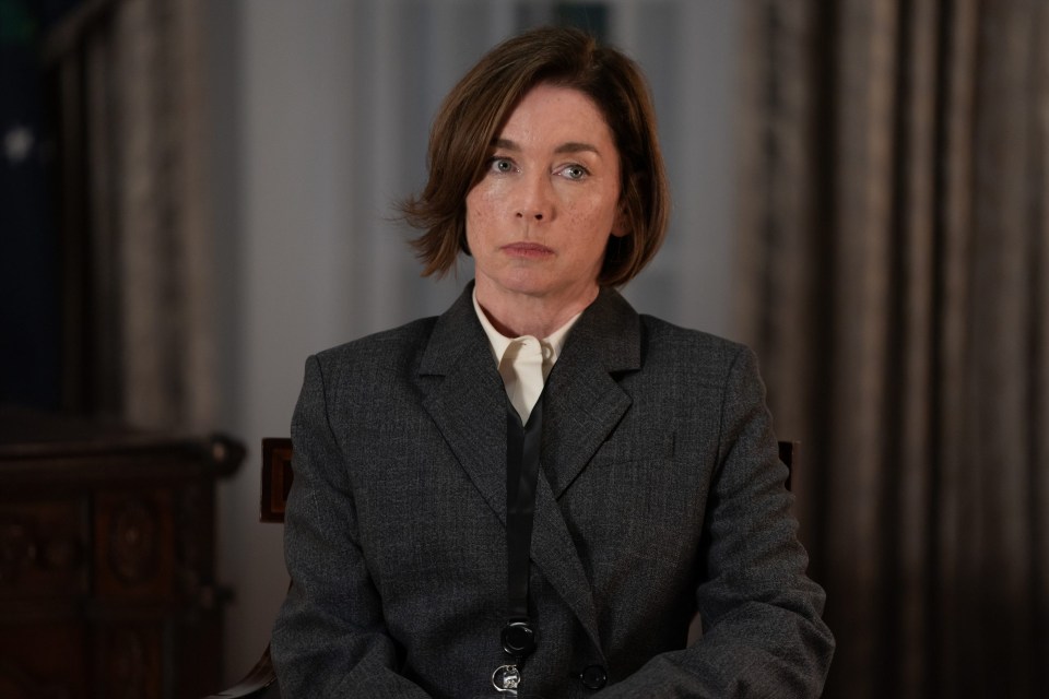 Julianne Nicholson as Samantha Redmond in Paradise.