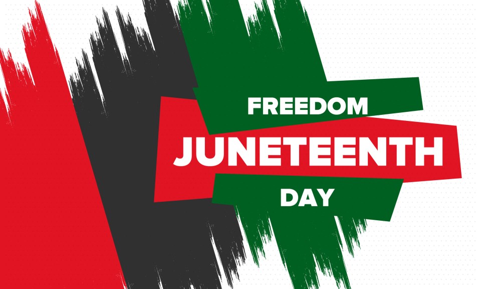 Juneteenth Independence Day. Freedom or Emancipation day. Annual american holiday, celebrated in June 19.