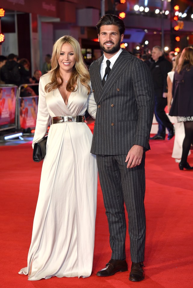 Kate Wright and Dan Edgar at the Daddy's Home film premiere.