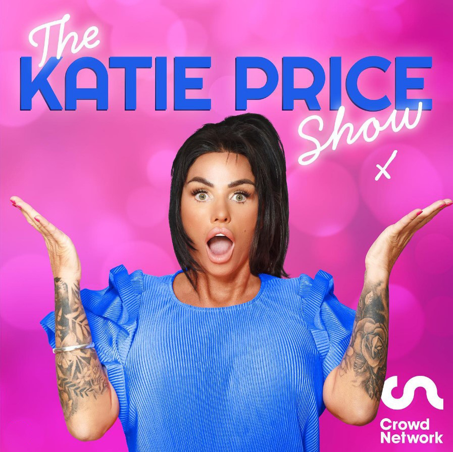 Katie Price's podcast show artwork.