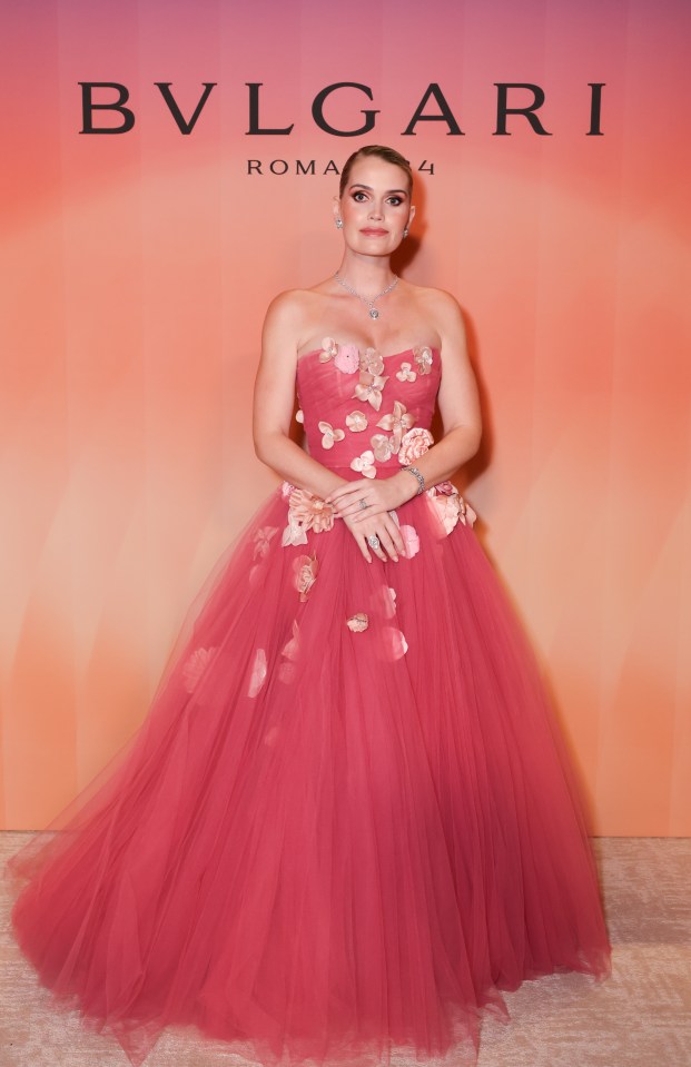 Lady Kitty Spencer at the Bvlgari High Jewellery Gala.