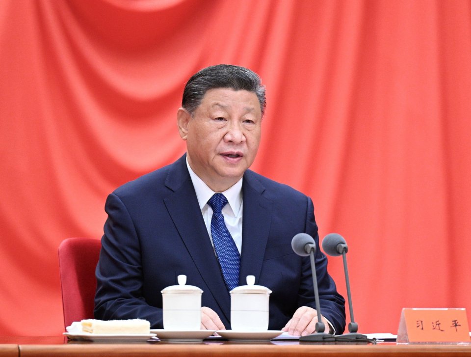 Xi Jinping addressing the 20th CPC Central Commission for Discipline Inspection.