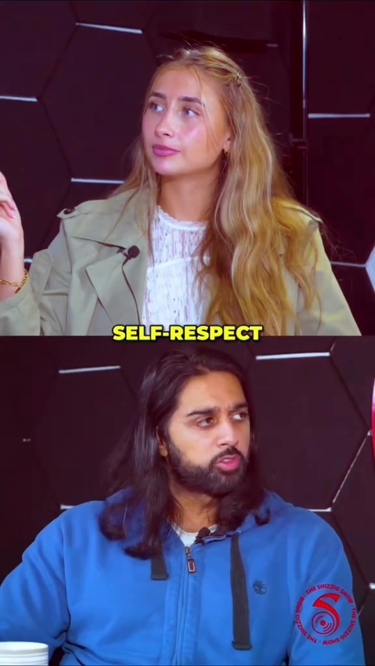 The 23-year-old claimed she now 'doesn’t know what self respect means’