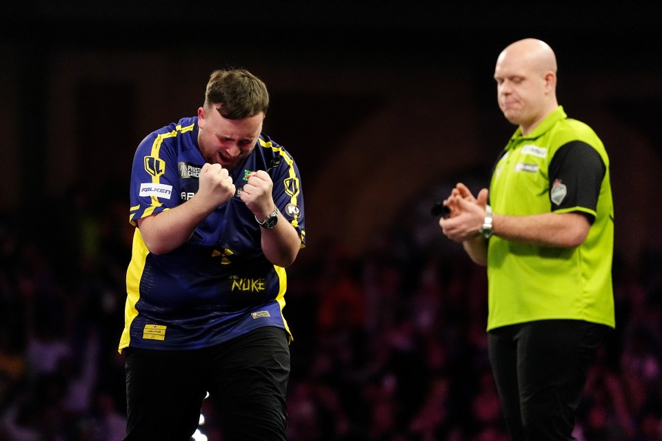 Littler overtook Van Gerwen with his victory in the final