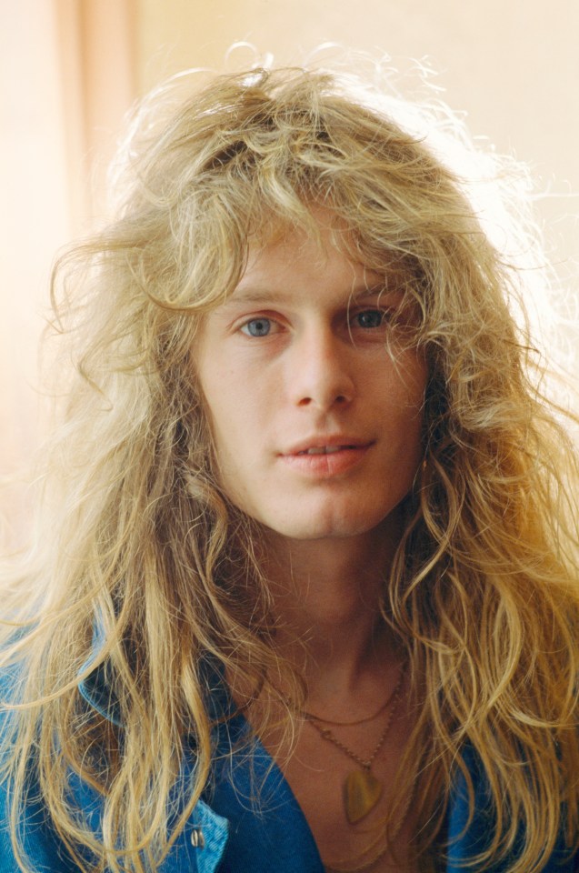 Photo of John Sykes of Thin Lizzy.