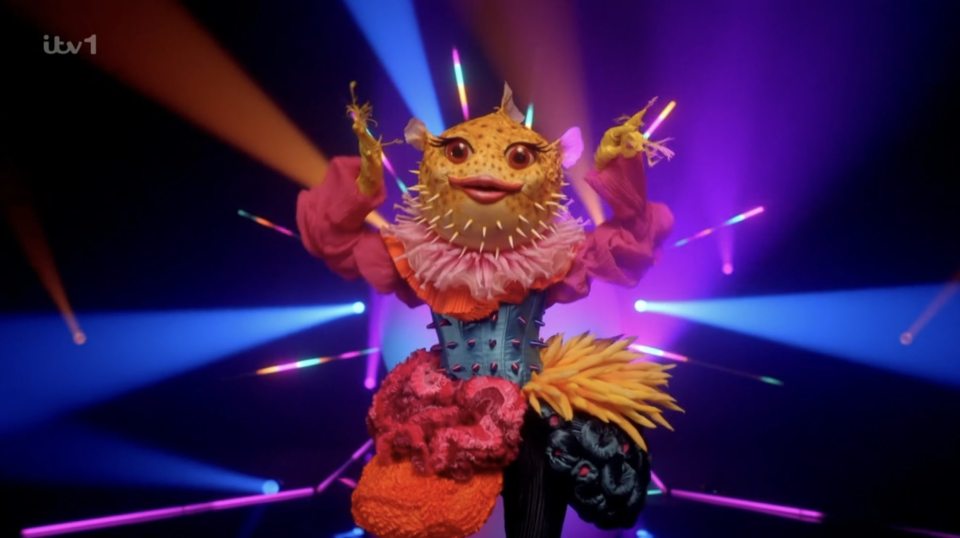 The Pufferfish contestant on The Masked Singer.