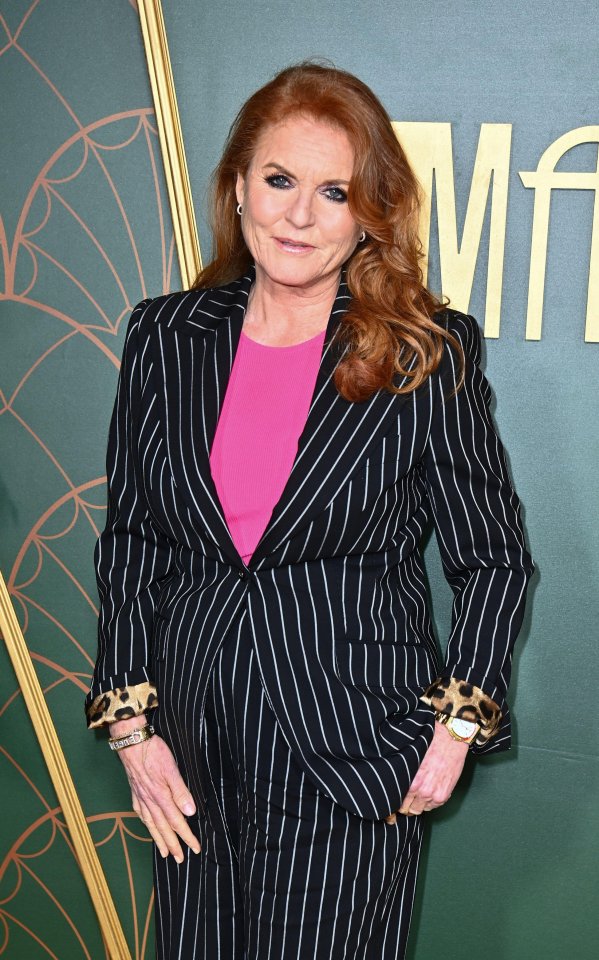 Sarah Ferguson, Duchess of York at the Marlowe premiere.