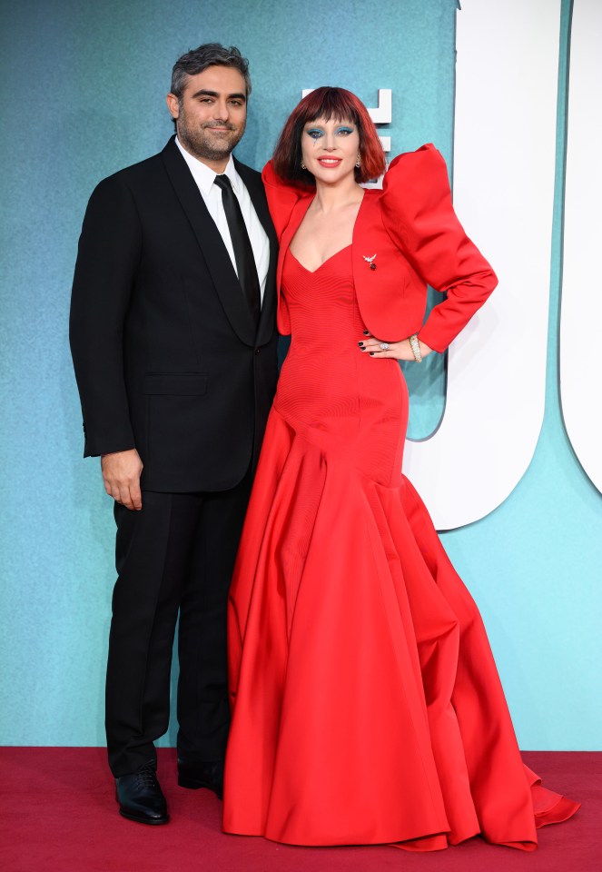 Lady Gaga and Michael Polansky at the Joker: Folie à Deux premiere.