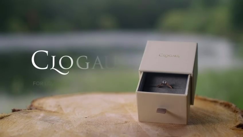 Engagement ring in a Clogau box.