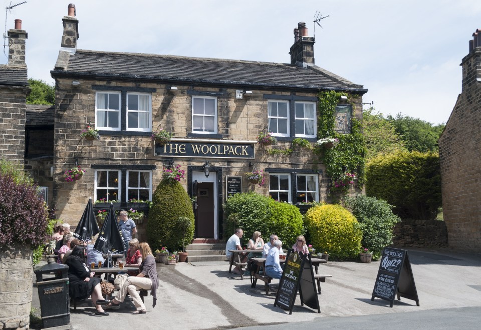 The Woolpack Inn in Esholt, West Yorkshire.