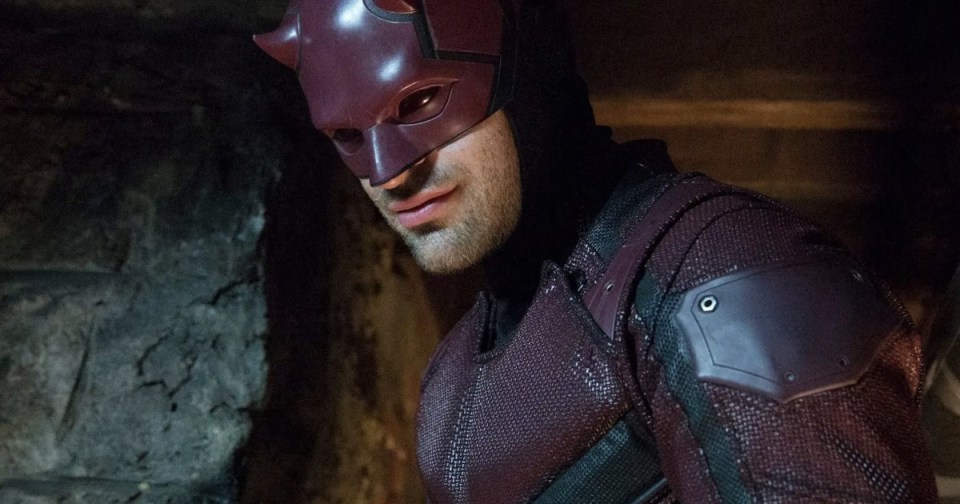 Daredevil in his signature suit.