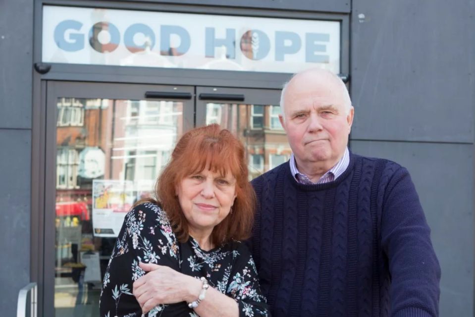 Barry and Margaret, owners of the Good Hope Cafe.