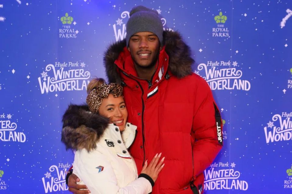 Kaz and Theo Campbell at Hyde Park Winter Wonderland.