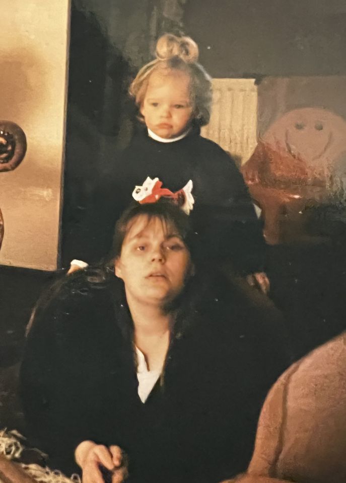 A young woman and her daughter.