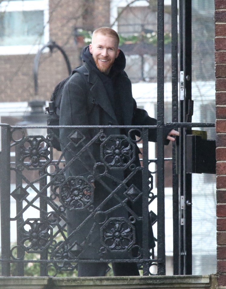 Neil Jones appeared in high spirits