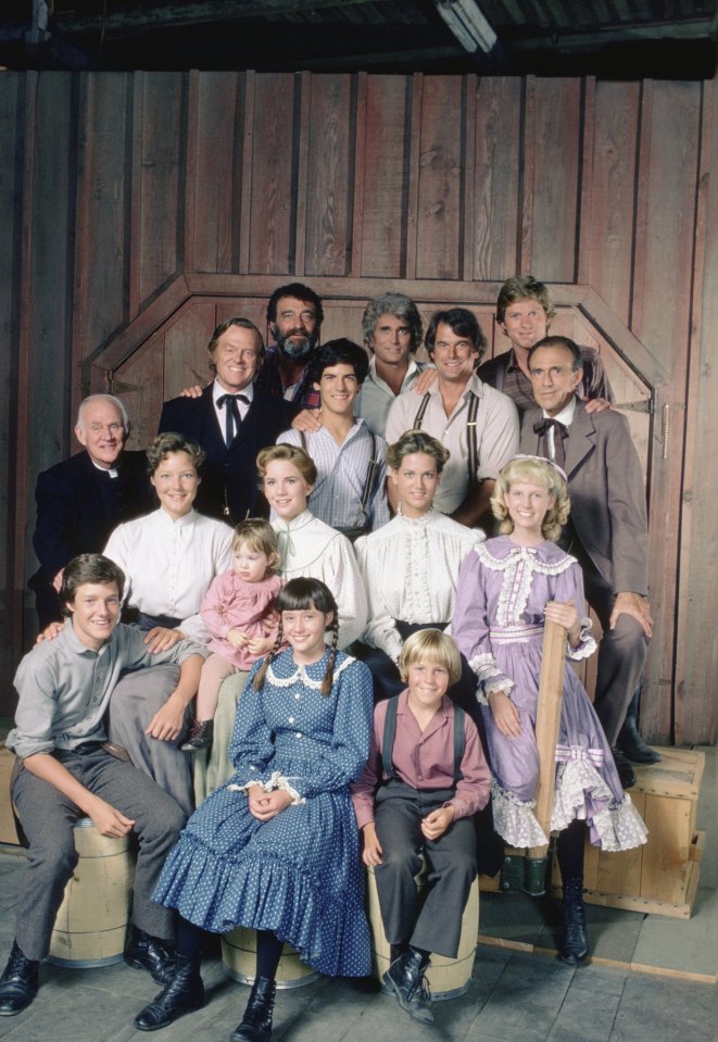 Cast photo from *Little House: A New Beginning*.