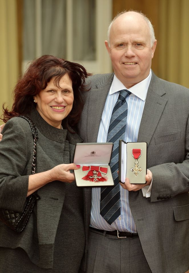 Parents of murdered schoolboy Jimmy Mizen receiving MBEs.