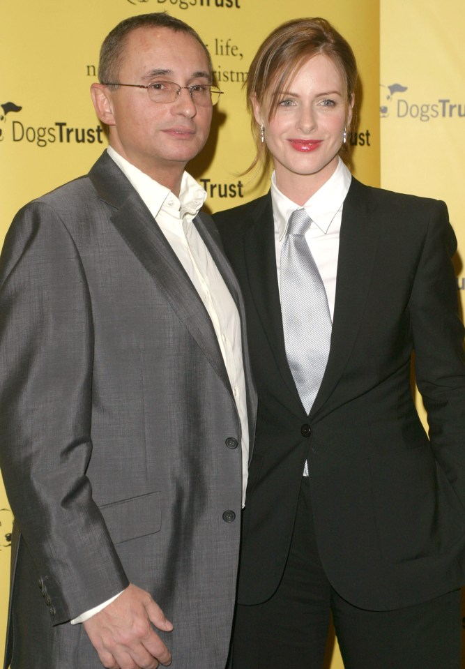 Trinny Woodall and her husband Jonny Elichaoff at an event.