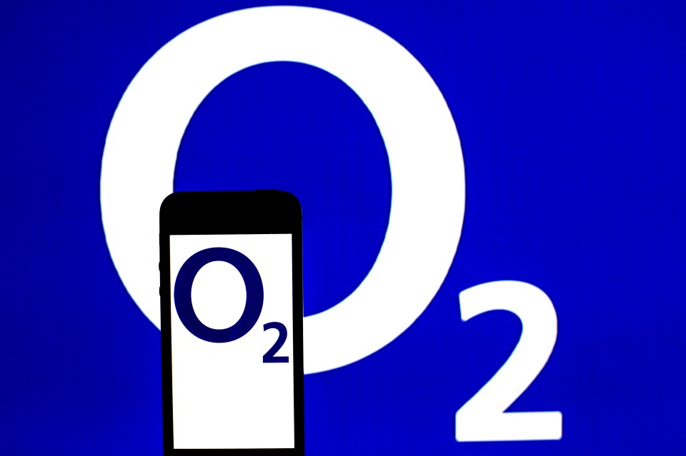 Photo illustration of the O2 logo on a smartphone.