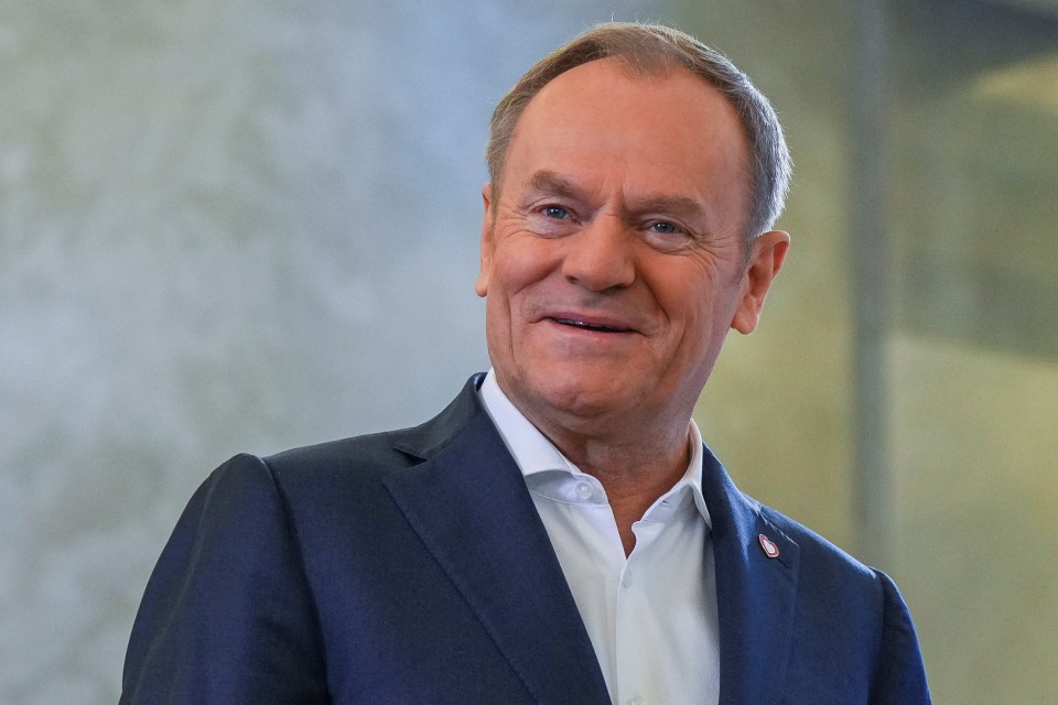 Donald Tusk, Polish Prime Minister, at a meeting.