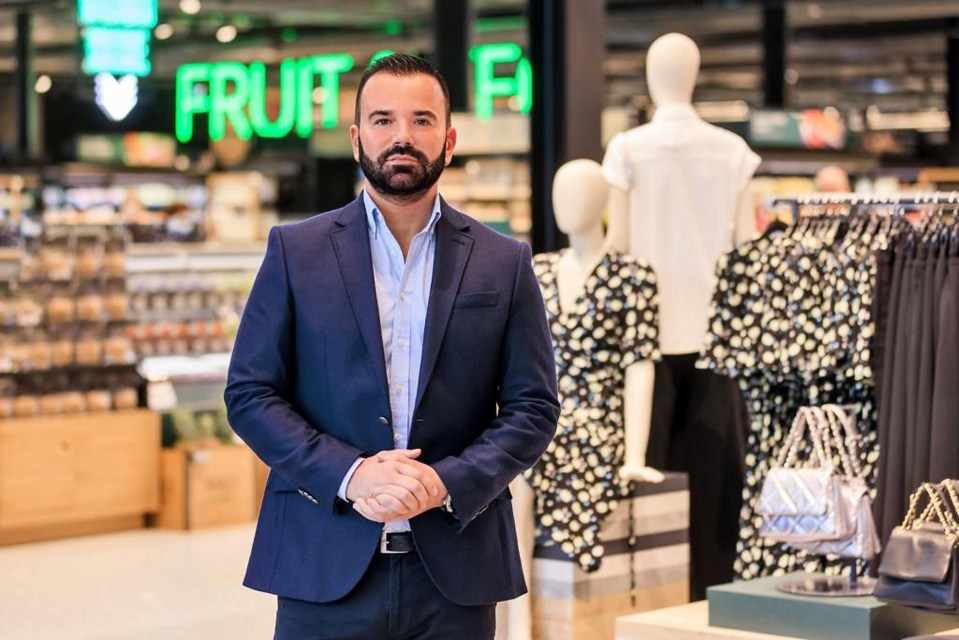 Stuart Machin, Marks & Spencer boss, in a store.