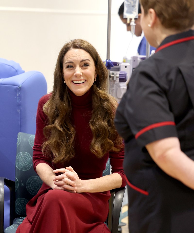 The Princess of Wales visits the Royal Marsden Hospital.