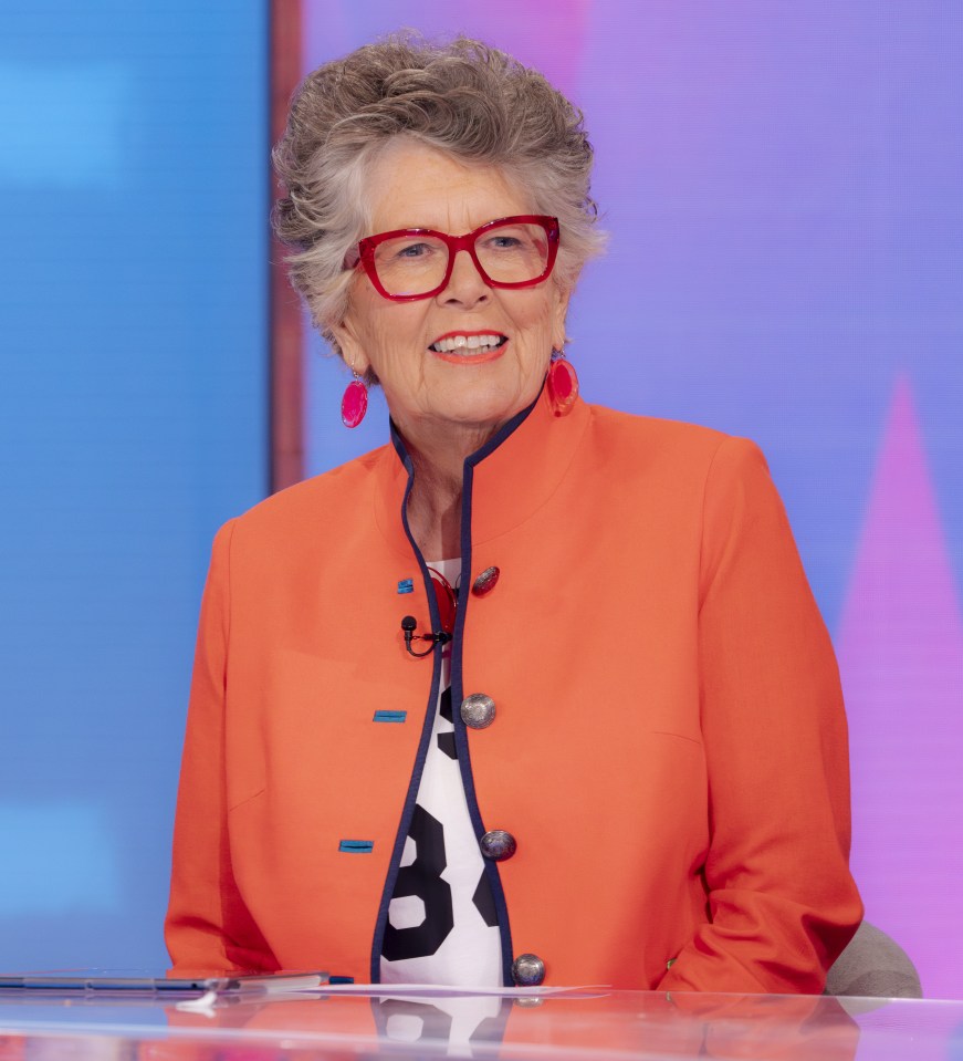 Prue Leith on the Loose Women TV show.