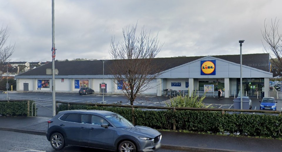 Exterior view of a Lidl supermarket.