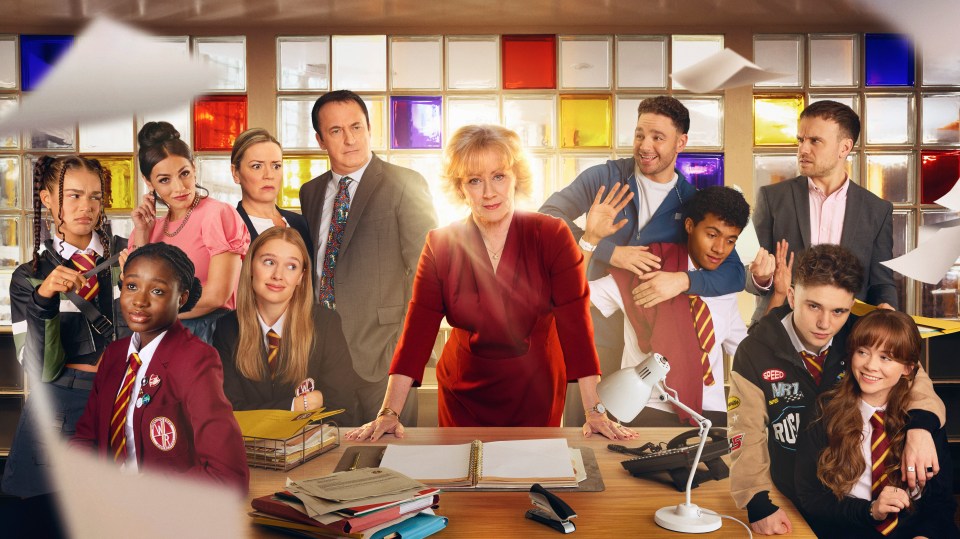 Key art for Waterloo Road Series 15, featuring the main cast.