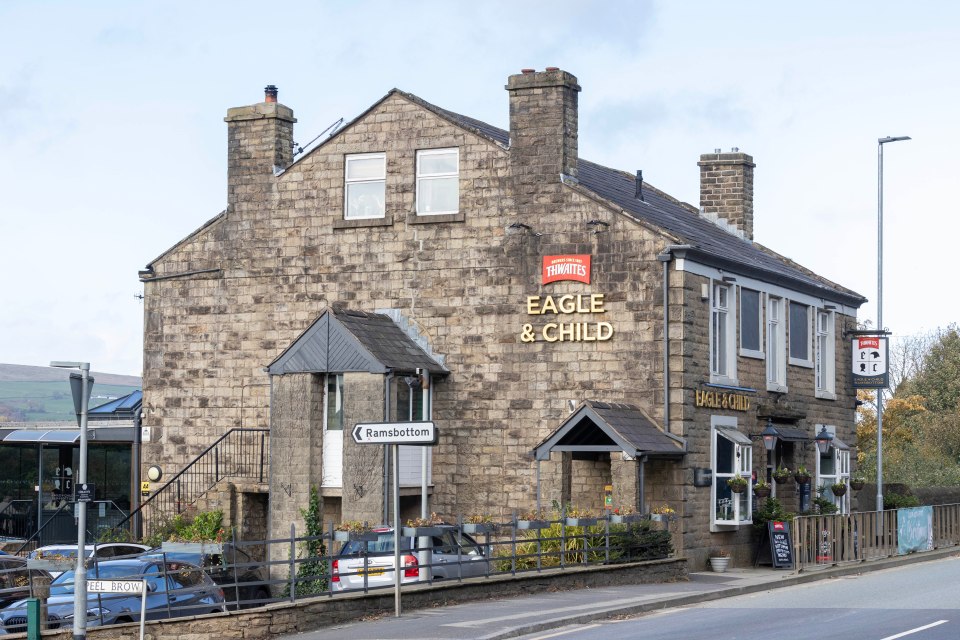 The Eagle & Child pub in Ramsbottom.