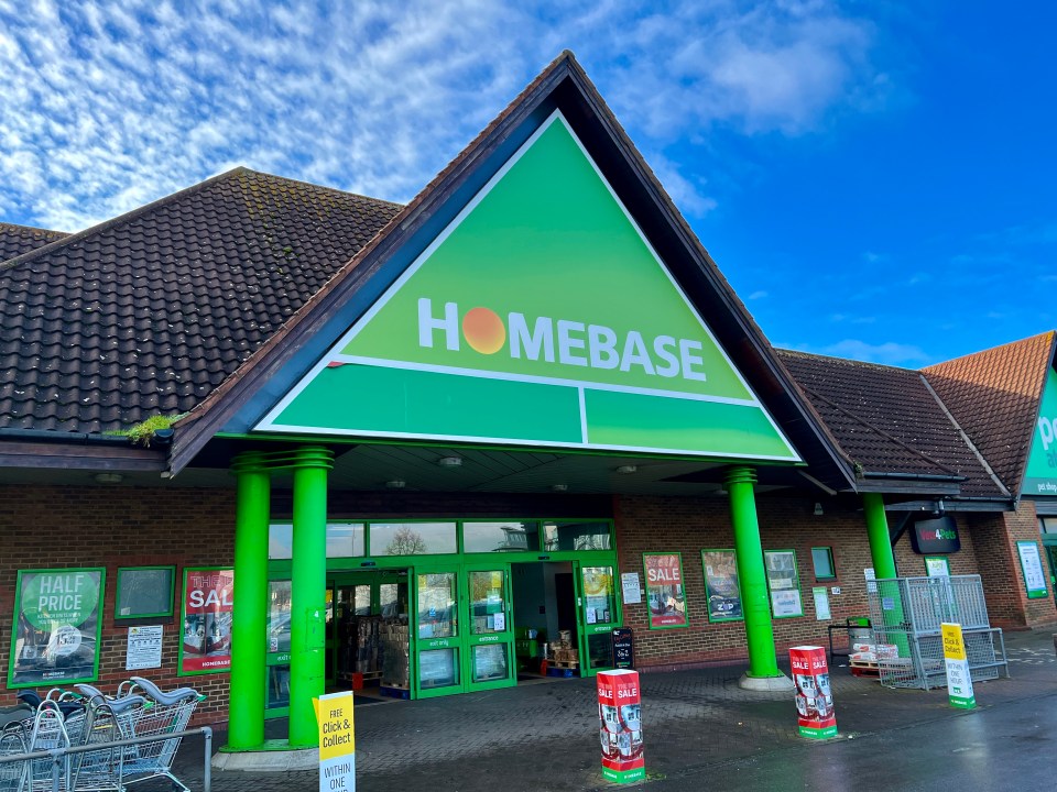 Homebase store in London.