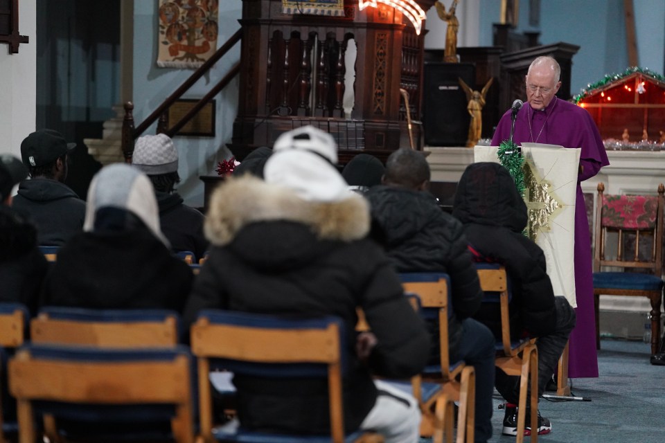 A clergyman leads a vigil for a 14-year-old stabbing victim.