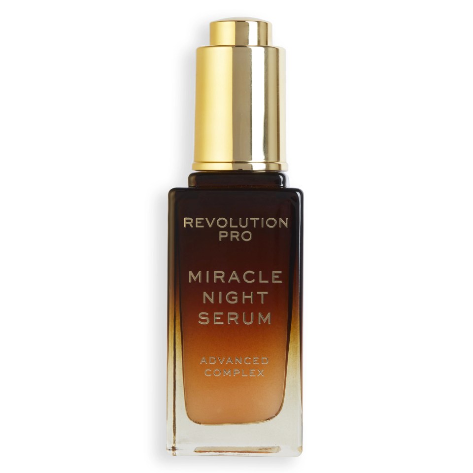 Revolution Pro Miracle Night Serum bottle.