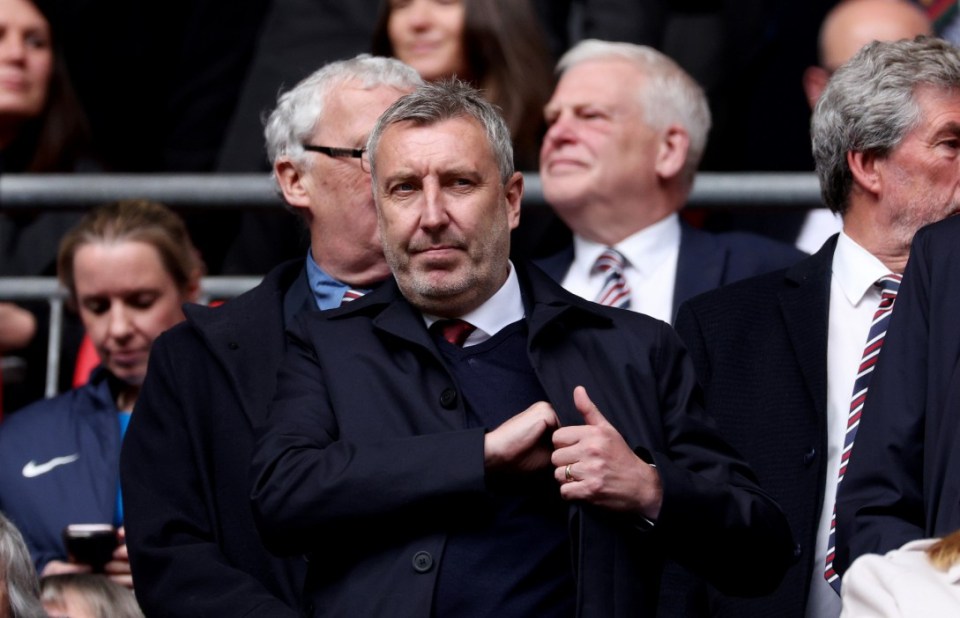 LONDON, ENGLAND - APRIL 21: Jason Wilcox, Technical Director of Manchester United, looks on prior to the Emirates FA Cup Semi Final match between Coventry City and Manchester United at Wembley Stadium on April 21, 2024 in London, England. (Photo by Richard Heathcote/Getty Images)