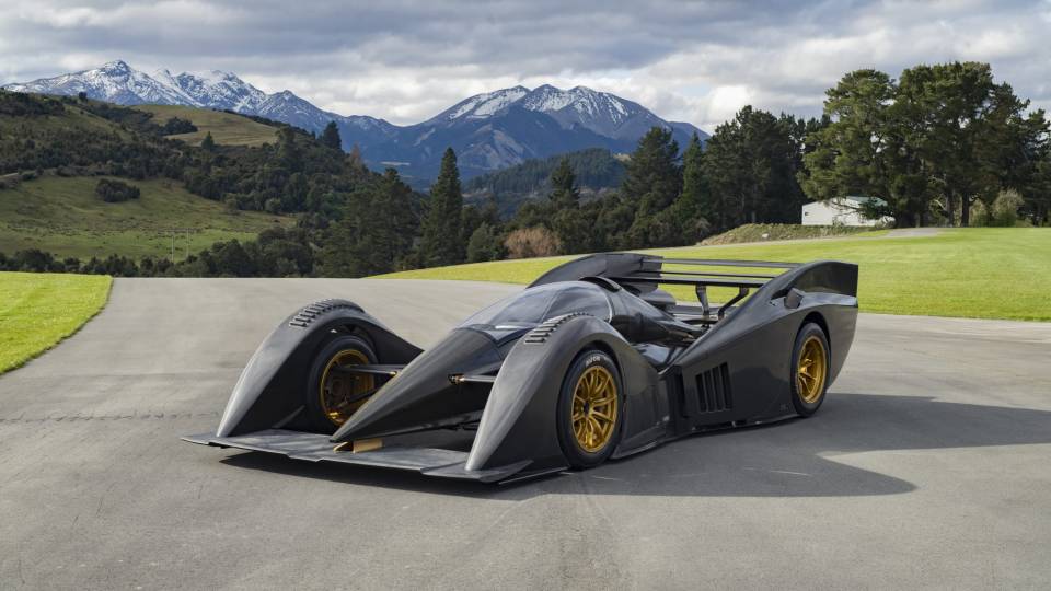 Rodin FZero race car on a track.