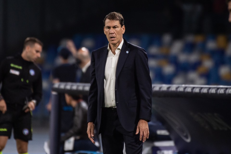 Rudi Garcia, manager of SSC Napoli.