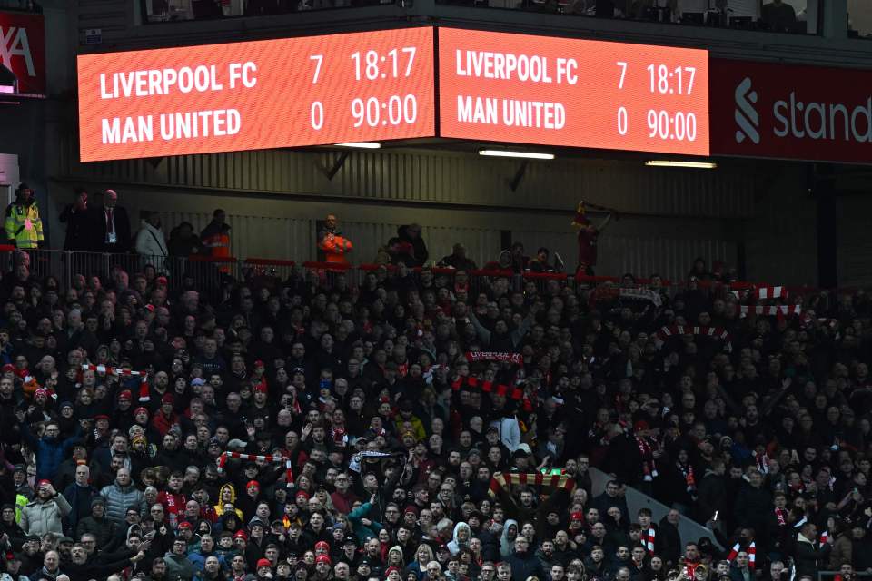 United have suffered some embarrassing defeats against Liverpool in recent years