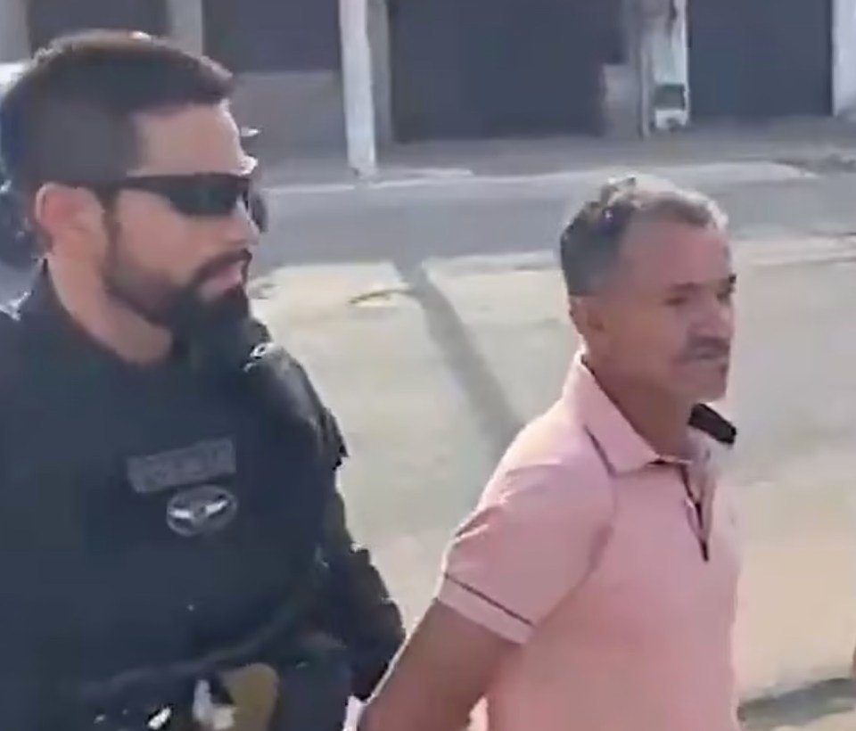 Francisco Pereira was taken into custody on Wednesday morning in Parnaiba