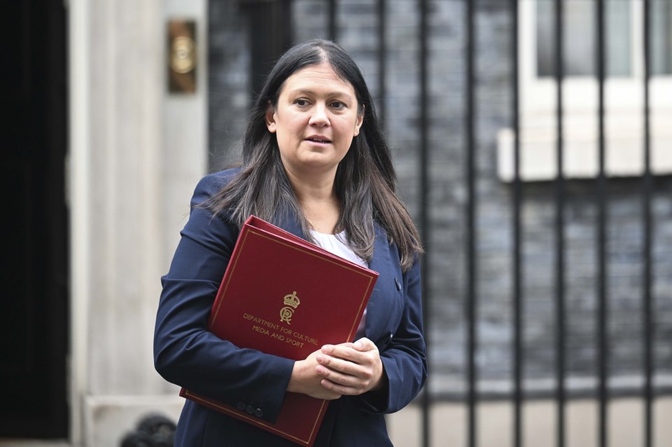 Lisa Nandy, Secretary of State for Culture, Media and Sport, leaving 10 Downing Street.