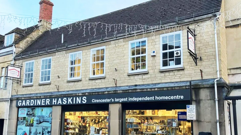 Gardiner Haskins, Cirencester's largest independent homecentre.