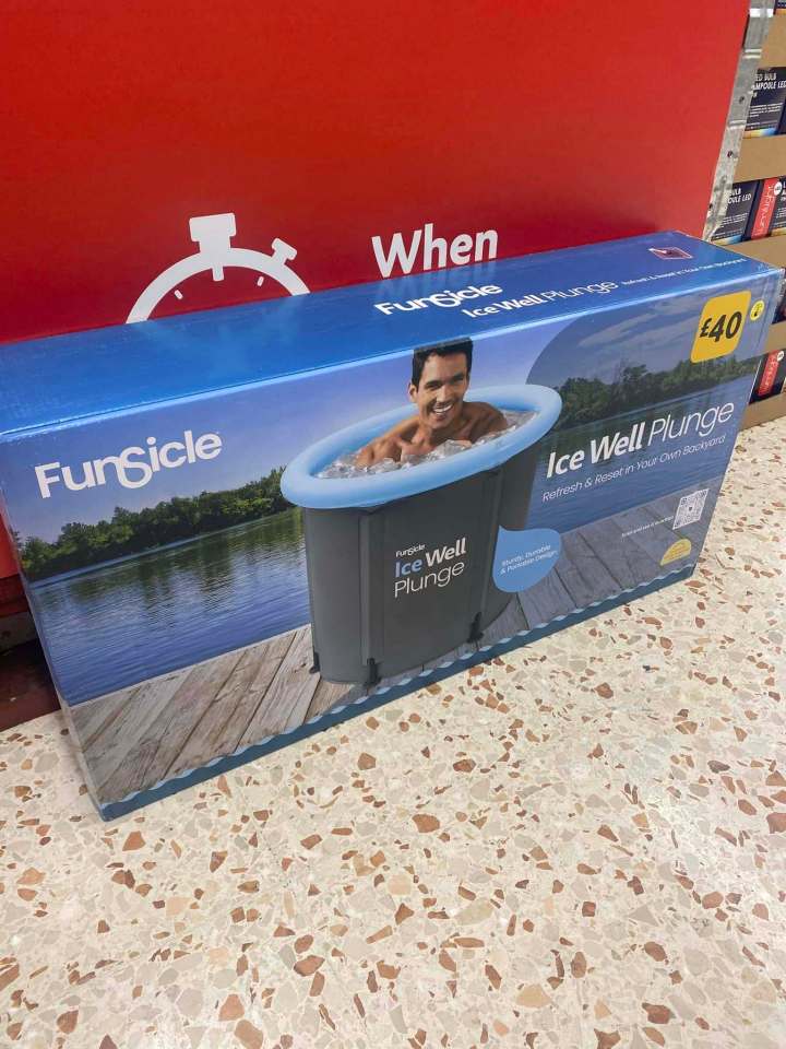 Box of FunSicle Ice Well Plunge for £40.