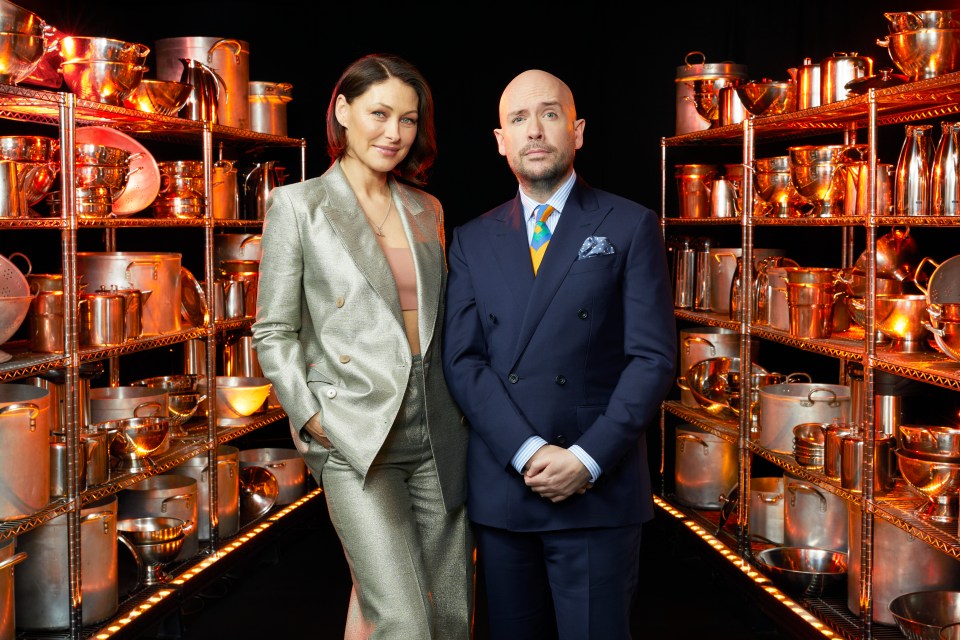 Emma Willis and Tom Allen, hosts of South Shore Cooking With The Stars.