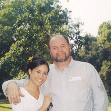 Meghan previously has shared treasured family album snaps of herself with her mother, father and grandfather