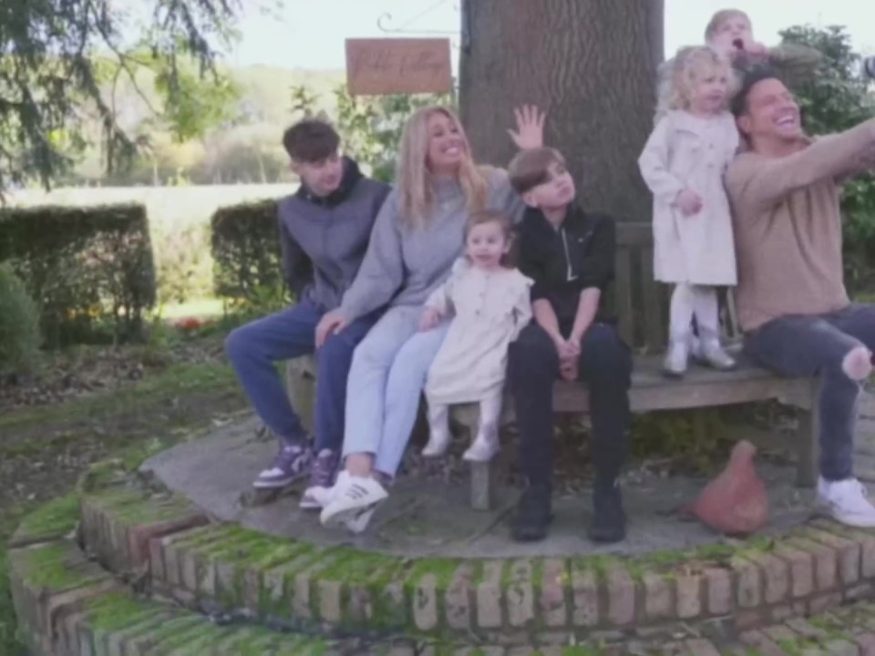 The gang are seen having a laugh outside Pickle Cottage in a teaser video