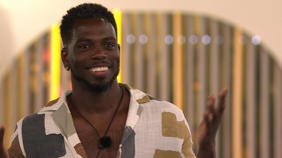 Marcel Somerville on Love Island: All Stars.