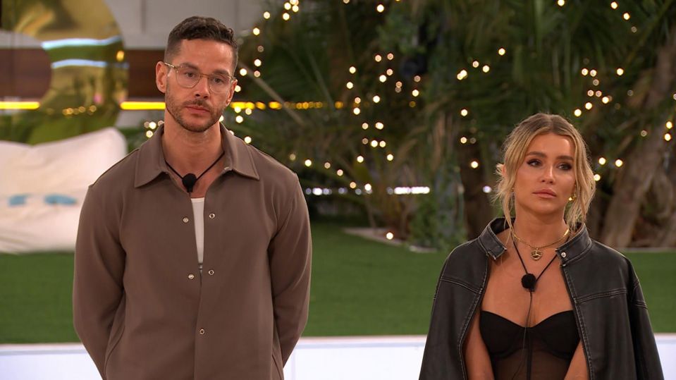 Scott Thomas and Tina Stinnes on Love Island: All Stars.