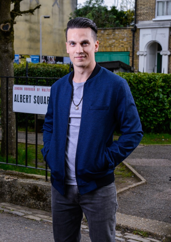 Aaron Sidwell as Steven Beale in EastEnders.