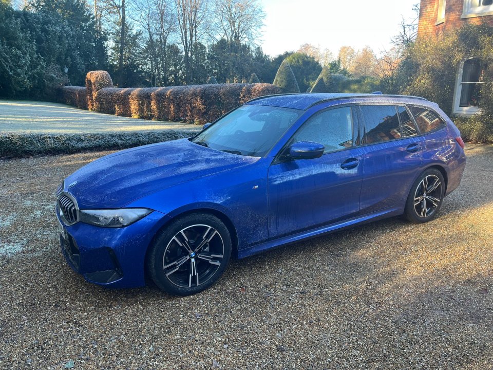 Tiff took to X to show off his new BMW 320i