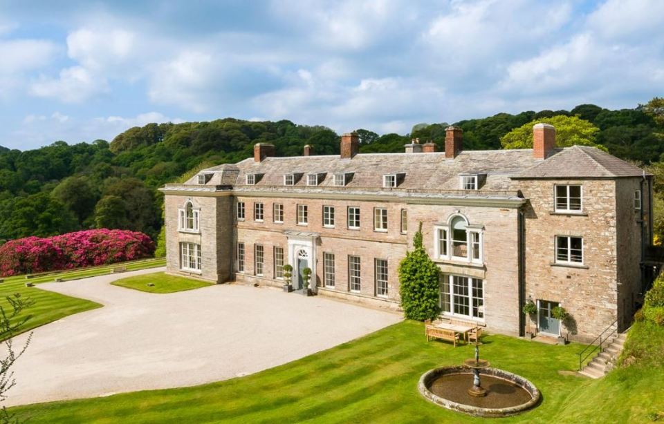 Lostwithiel Manor, a Grade II listed manor house.